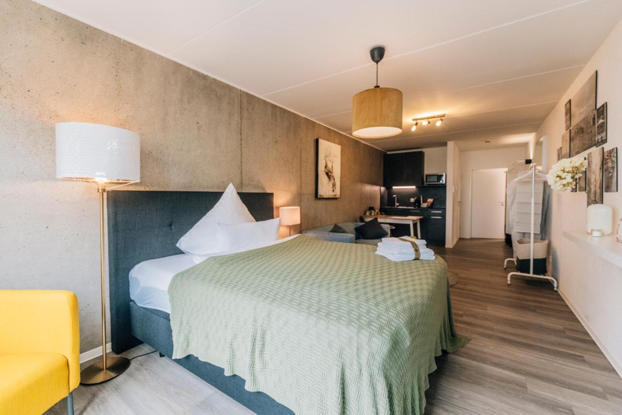 Modernes Stadt-Apartement Mitte Билефелд Екстериор снимка